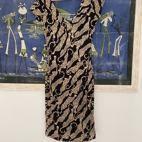 Diane Von Furstenberg Dress. DVF. Black. Size 2 - Picture 4 of 4